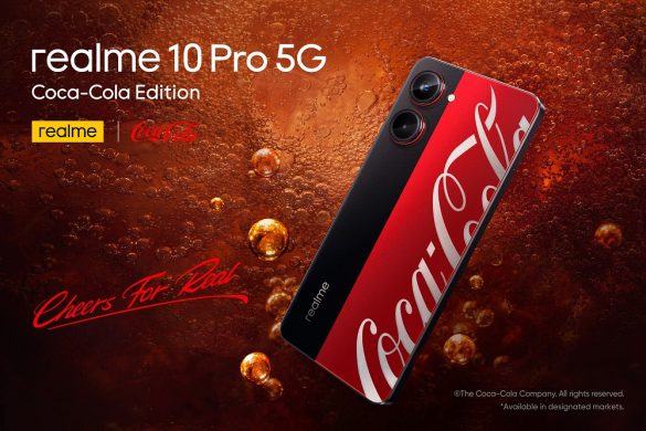 El primer smartphone Coca-Cola de realme, realme 10 Pro 5G edición Coca-Cola
