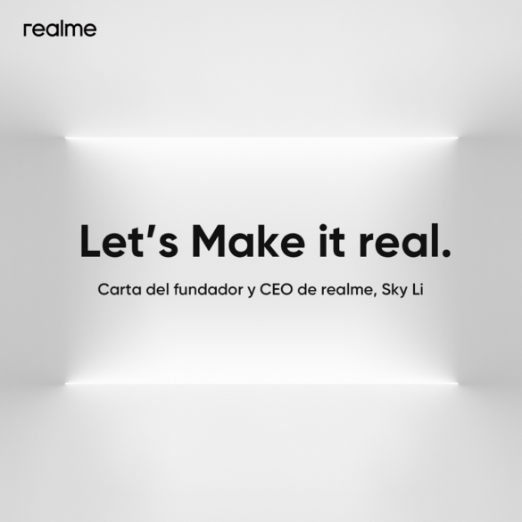 Carta del fundador y CEO de realme, Sky Li: Let’s Make it real