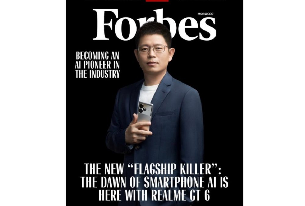 Sky Li, CEO de realme, aparece en la portada de Forbes y anuncia el regreso de GT con IA