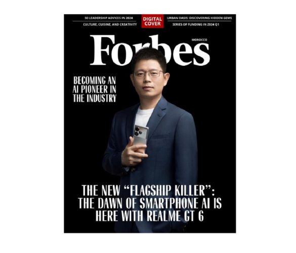 Sky Li, CEO de realme, aparece en la portada de Forbes y anuncia el regreso de GT con IA