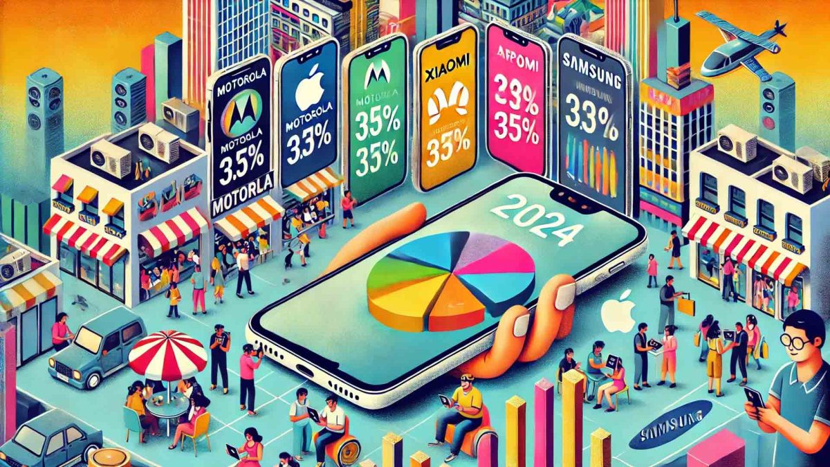 Mercado de smartphones: Ganadores y perdedores al 3T-2024