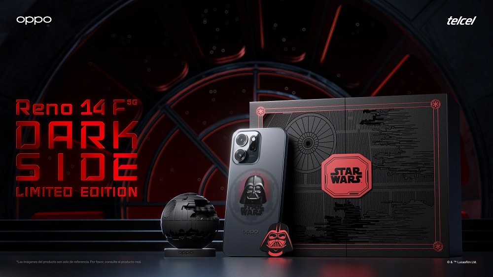Star Wars: OPPO lanza el Reno14 F Edición Limitada Lado Oscuro