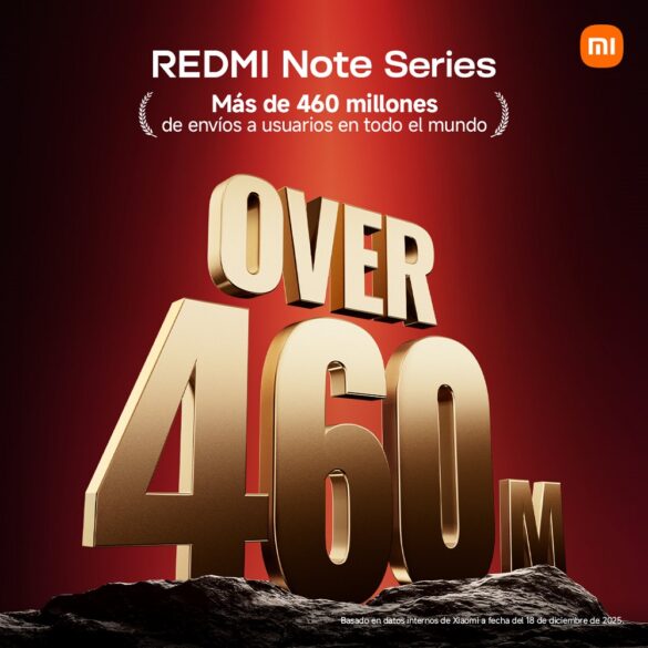 La Serie REDMI Note Supera los 460 Millones de Envíos Globales, Expandiendo el Liderazgo de la Gama Media de Xiaomi