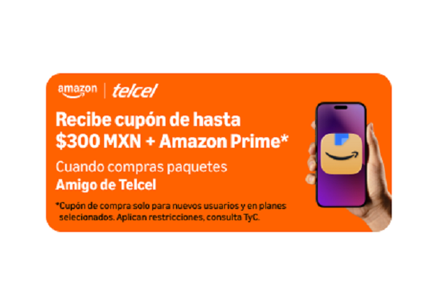 Amazon y Telcel Amplían el Acceso a la Membresía Amazon Prime a Través de los Paquetes Amigo de Telcel