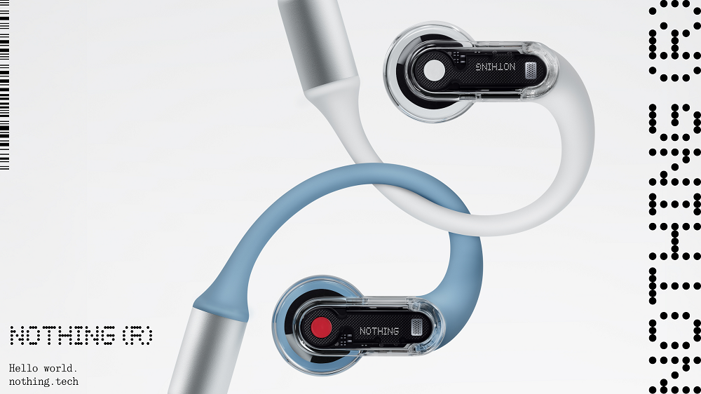 Nothing Lanza Ear (open) en un Nuevo Color Azul: para un Uso Cómodo durante el Movimiento y Mantenerte Consciente de tu Entorno