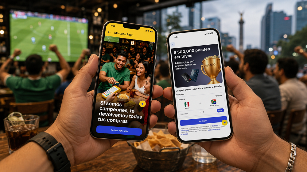 Mercado Pago se la juega: 1,000 Premios diarios, 0,000 pesos al mejor del torneo y cashback para todos si México es campeón