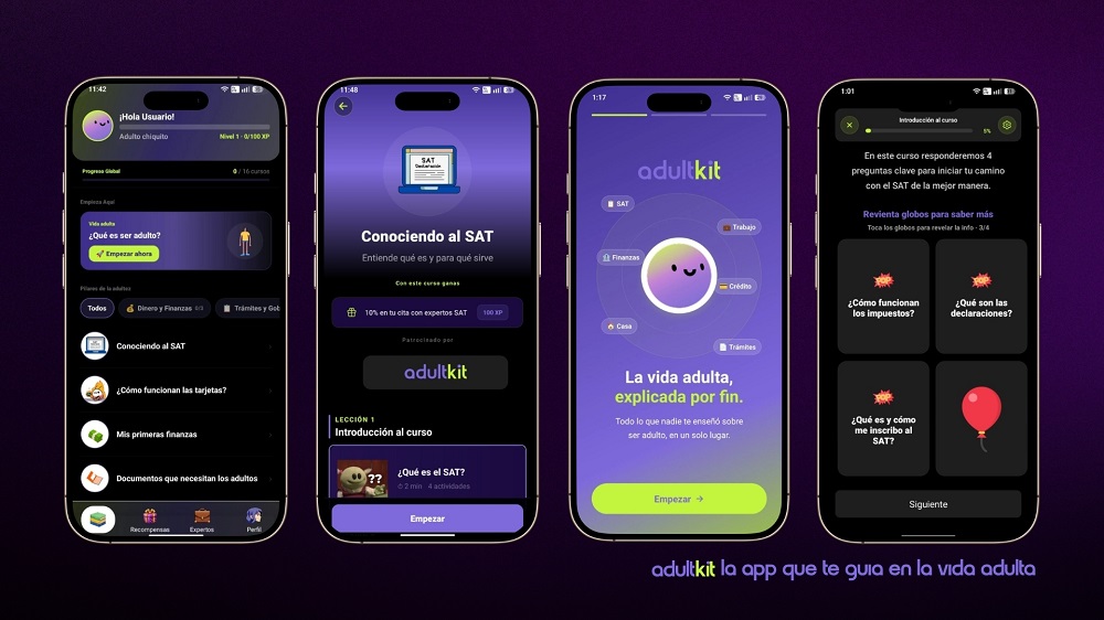 Adultkit, la app mexicana que guía a la juventud frente a los retos de la vida adulta