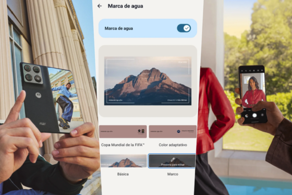 Las marcas de agua nunca fueron tan atractivas: así puedes personalizarlas en tu Motorola